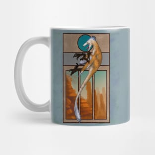 Velociraptor Nouveau Mug